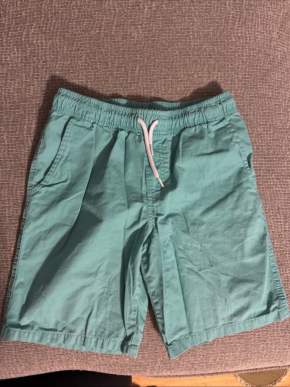 Boy's Teal Swim Shorts - Lightweight Drawstring Trunk